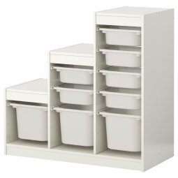 White Storage Boxes